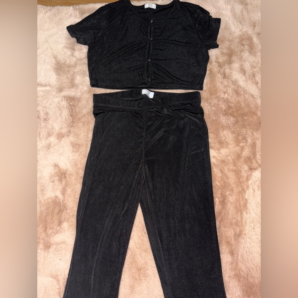 Ardene Black Two-Piece Set